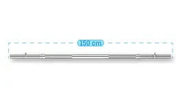 Гриф гвинтовий прямий Thunder 150/25 (SG-SC-150/25) - мініатюра 5