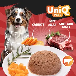 Консерви для собак UNIQ PETS DOG WET FOOD ROYAL BEEF з яловичиною, 375 г - мініатюра 4