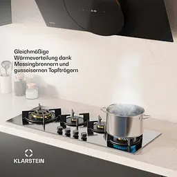 Газова варильна поверхня Klarstein Goldflame 4 Slim (10046473) - мініатюра 7