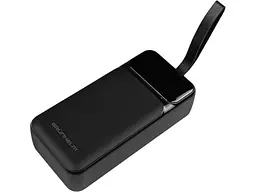 Зовнішній акумулятор (Power Bank) Grunhelm 30000mAh Black (GP-30BQC) - мініатюра 3