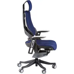 Офісне крісло Special4you Wau Navyblue Fabric синє (E0765) - мініатюра 4
