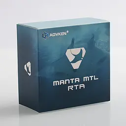 Атомайзер для вейпа MANTA MTL RTA 24mm Black (am194) - мініатюра 6