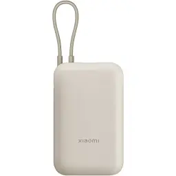 УМБ Xiaomi 10000mAh 22.5W (Integrated Cable) (BHR9072GL) беж - мініатюра 1