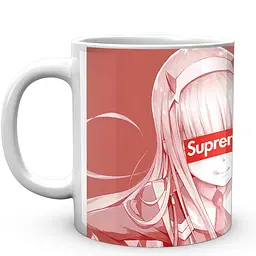 Кухоль GeekLand Darling in the Franxx Коханий у Франксі red picture DF.02.08 330 мл білий - мініатюра 2