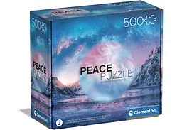 Пазл Clementoni Peace Collection&Spotify: Блакитний світанок (Peace Collection&Spotify - The Mountain - Light Blue Puzzle - 500 pcs.), 500 ел. (35116)