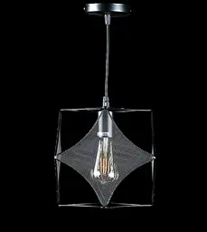 Стельова люстра E27 Splendid Ray L501/1, регульована, Чорний метал, сучасний стиль, 30-95 см