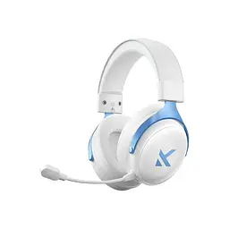 Навушники MCHOSE V9 Pro / Бездротова ігрова гарнітура / 2.4G / Bluetooth з мікрофоном / White Blue - мініатюра 2