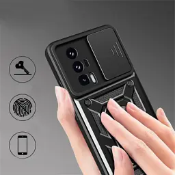 Чохол до мобільного телефона BeCover Military Poco F5 Pro Black (709997) - мініатюра 4