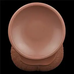 Фалоімітатор LoveToy Sliding-Skin Dual Layer Dong King Sized 34 см коричневий - мініатюра 8