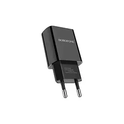 Зарядний пристрій BOROFONE BA20A Sharp USB + кабель USB–Micro-USB 5P 10.5 Вт чорний (6931474702135) - мініатюра 4