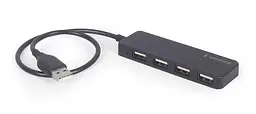 Концентратор USB Gembird 4хUSB2.0 Black (UHB-U2P4-06) - мініатюра 2
