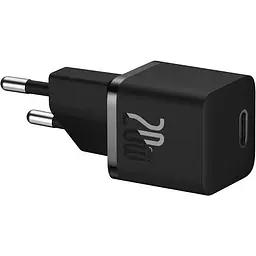Зарядний пристрій Baseus GaN5 Fast Charger mini 1C 20W EU black (CCGN050101) - мініатюра 3