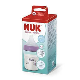 Пляшка Nuk Perfect Match S 150 мл гіпопотам (3954200) - мініатюра 4