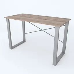 Письмовий стіл Ferrum-decor Драйв 750x1200x600 Сірий метал ДСП Дуб Сонома Трюфель 16 мм (FRD-103119) - мініатюра 2
