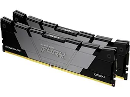 Модуль пам'яті Kingston FURY 64 GB (2x32GB) DDR4 3600 MHz Renegade Black (KF436C18RB2K2/64) - мініатюра 2