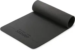 Килимок (мат) для фітнесу та йоги Gymtek Premium TPE 0,5см чорний - мініатюра 2