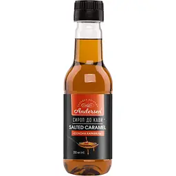 Набір: сироп до кави Andersen Irish Liqueur Ірландський лікер 200 мл + сироп до кави Andersen Солона карамель 200 мл - мініатюра 3
