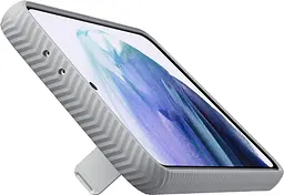 Чохол оригінальний із підставкою Official Protective Rugged Standing Cover EF-RG996CJEGRU для Samsung Galaxy S21 Plus Silver - мініатюра 9