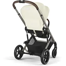 Прогулянкова коляска Cybex Balios S Lux TPE Seashell Beige з бампером (524001203) - мініатюра 3
