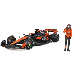 Автомодель з фігуркою Bburago McLaren MCL38, 1:24 в асортименті (18-28040) - мініатюра 7