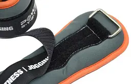 Обважнювачі-манжети для ніг та рук Power System PS-4045 Ankle Weights (2 шт*0.5 кг) (PS-4045_Grey) - мініатюра 7