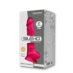Фалоімітатор SilexD Vetus Model 1 size 8 in 21.5 см рожевий - мініатюра 3
