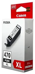Картридж струменевий PGI-470Bk XL PIXMA MG5740/MG6840 Black Canon teh0015101