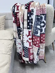 Плед-покривало Ecotton Печворк 150х220 см (24179) - мініатюра 2
