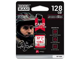 Карта пам'яті GOODRAM IRDM PRO SDXC UHS-II U3 128 GB (IRP-S9B0-1280R11) - мініатюра 2