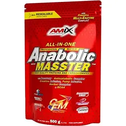 Высокобелковый гейнер Amix Anabolic Masster лесные фрукты 500 г