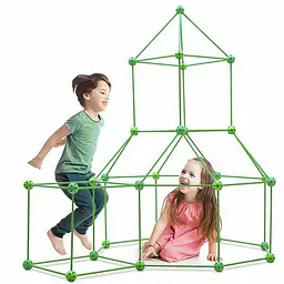 Дитячий ігровий 3D конструктор Намет Magic forts 85 деталей - мініатюра 3