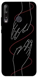 Чохол Demsky Плетення рук для Huawei P40 Lite E/Y7p (2020)