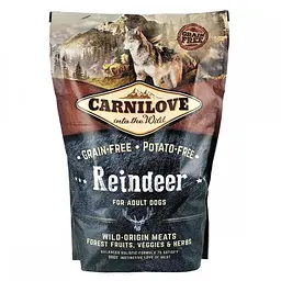 Корм сухий Carnilove Adult Raindeer для дорослих собак усіх порід з північним оленем 1,5 кг - мініатюра 3