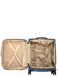 Валіза маленька S тканинна Airtex 6659 54x40x23см 50л Синій - мініатюра 12
