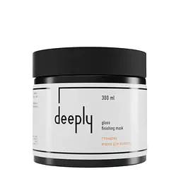 Глянцева маска для блиску волосся Deeply Gloss Finishing Mask професиональная, 300 мл