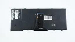 Клавіатура для ноутбука DELL (Latitude: E5450, E7450), rus, black, без фрейма, з підсвічуванням, без джойстика