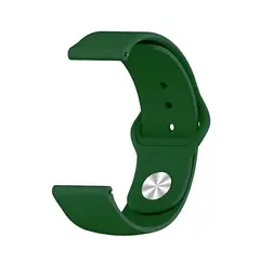 Ремінець BeWatch для Samsung Galaxy Watch 42/3 41мм/Active/Active 2 силіконовий 20 мм Зелений (1010306) - мініатюра 3
