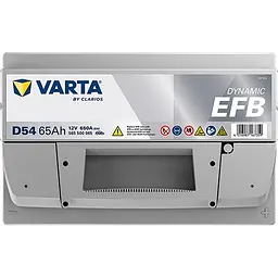 Акумулятор Varta Dynamic EFB 12В 65Аг 650А (EN) R+ (565500065) - мініатюра 5