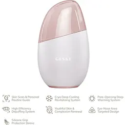 Масажер для обличчя GESKE Cool & Warm Eye and Face Massager 7в1 Starlight (HB0293) [176778] - мініатюра 4