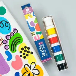 Набір акрилових фарб для розпису тканин Colors 6×10 мл Arteo - мініатюра 4