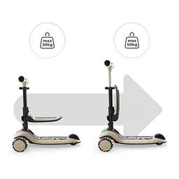 Самокат Kinderkraft Halley 2 Stone White (KRHALL02WHT0000) - мініатюра 2