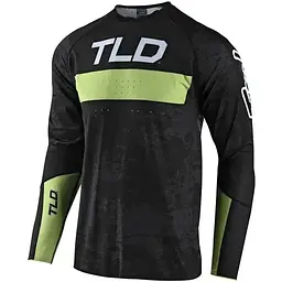 Велоджерсі Troy Lee Designs Sprint Ultra Jersey Grime Black/Green L (1106-356893004)
