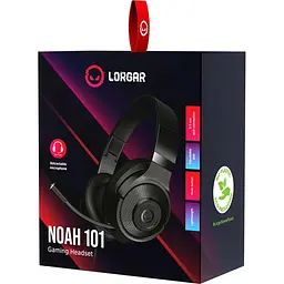 Игровая гарнитура Lorgar Noah 101 Gaming Black (LRG-GHS101B) - миниатюра 8