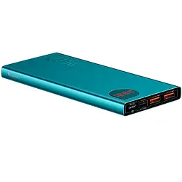 Портативна батарея Powerbank Baseus Adaman Metal Digital Display 10000 mAh PPIMDA-B06 Green - мініатюра 6