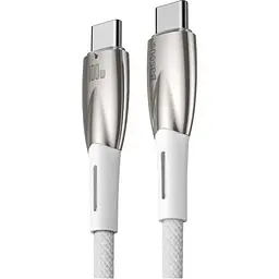 Кабель Baseus Glimmer Series Fast Charging USB-C to USB-C 100w 2m White (CADH000802) [127951] - мініатюра 2