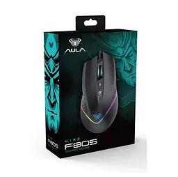 Ігрова миша Aula F-805 Black USB 7 клавіш 6400dpi - мініатюра 12