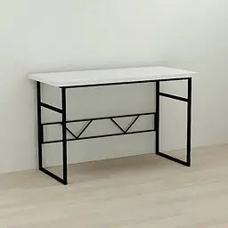 Комп'ютерний стіл Ferrum-decor Райан 75x140x60 чорний ДСП Білий 32мм (FRD-103696)