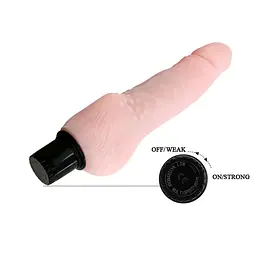 Вібратор Baile The Realistic Cock Flesh 23.8 см (тілесний) - мініатюра 5