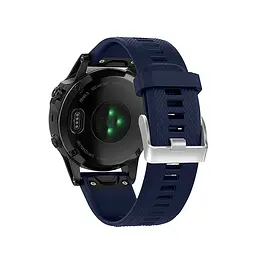 Ремінець ArmorStandart Silicone Line для Garmin 22mm Dark Blue (ARM88487) - мініатюра 4