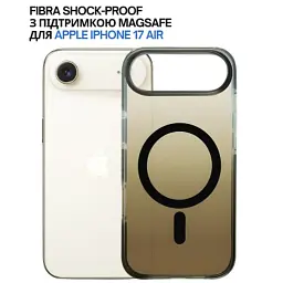 Чохол до мобільного телефона BeCover FIBRA Shock-Proof MagSafe Apple iPhone 17 Air Clay (715452) - миниатюра 4